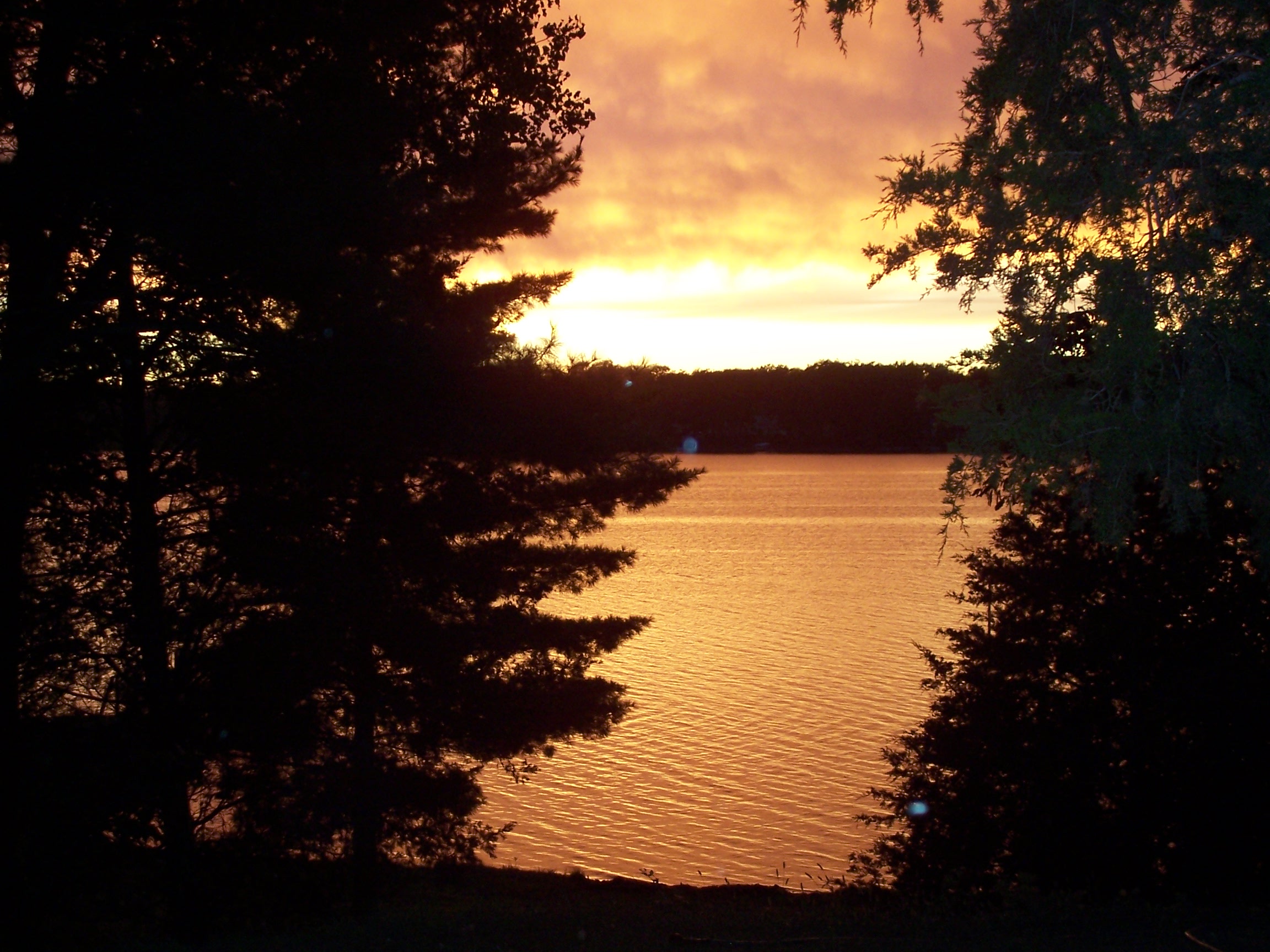 Sunset on Indian Lake
