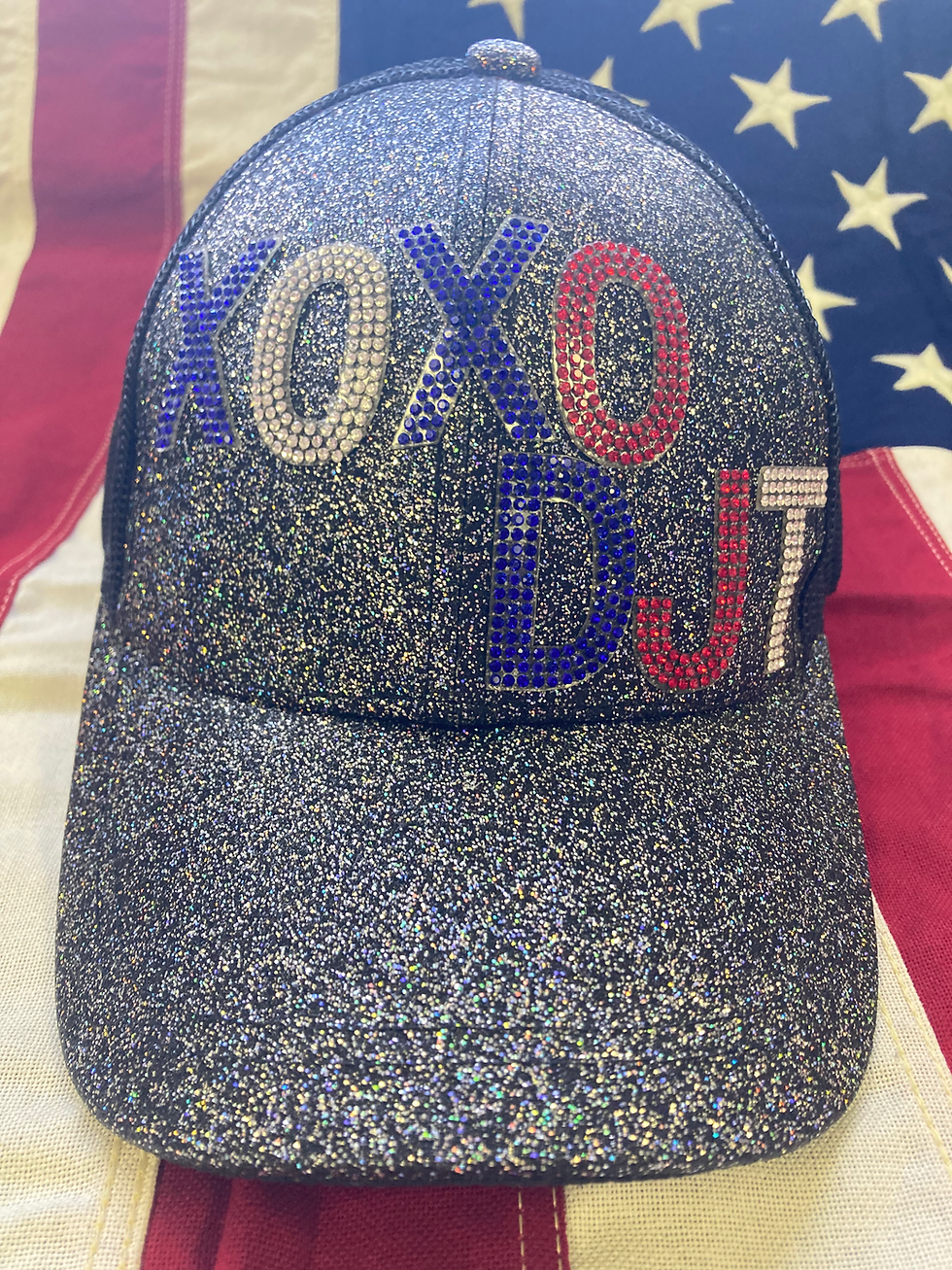 Thumbnail: XOXO DJT - Red White & Blue Rhinestone