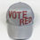 Thumbnail: VOTE RED - Red Rhinestone Silver Chain