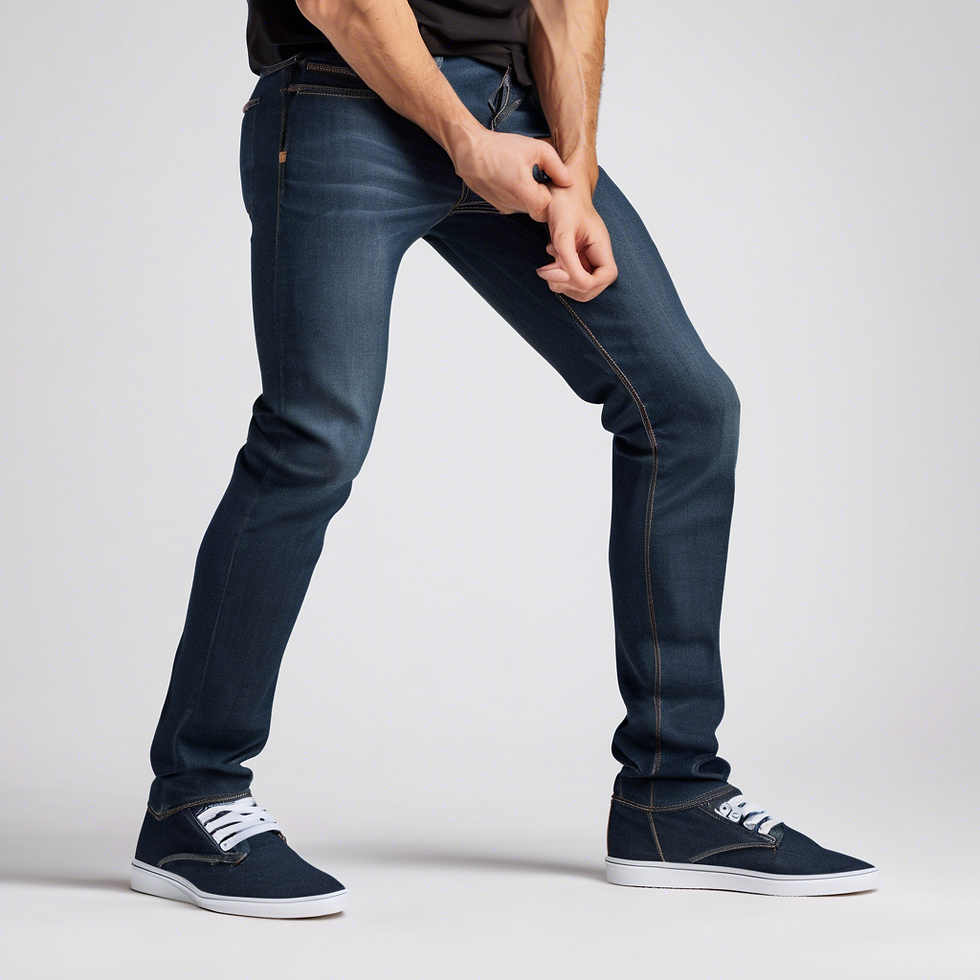 캐주얼 데님 팬츠