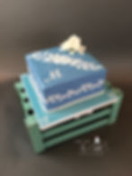 Monogram Wedgwood Cake