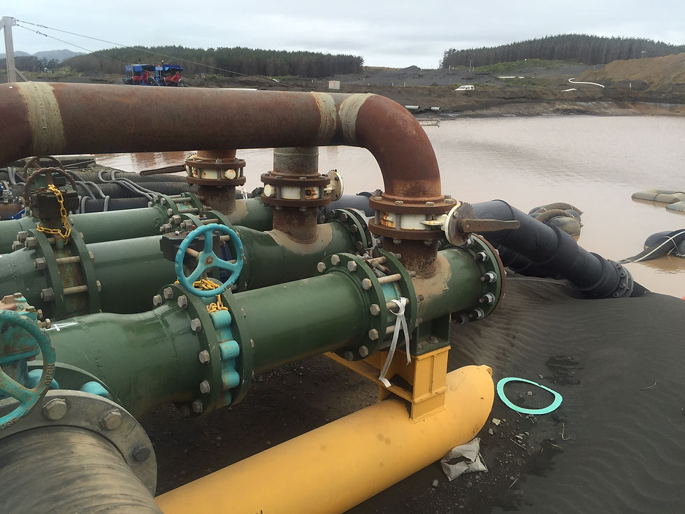 Pumping away.