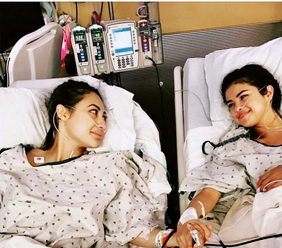 Selena Gomez and Francia Raisa kidney transplant