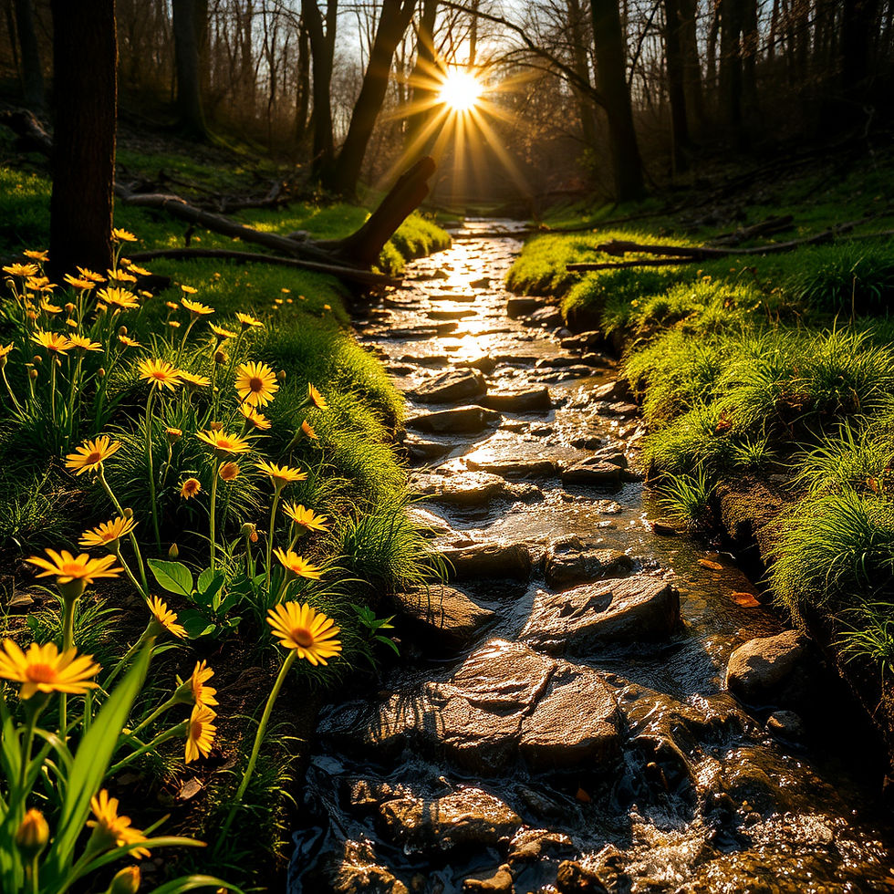 nature creek sun flowers spring.jpg