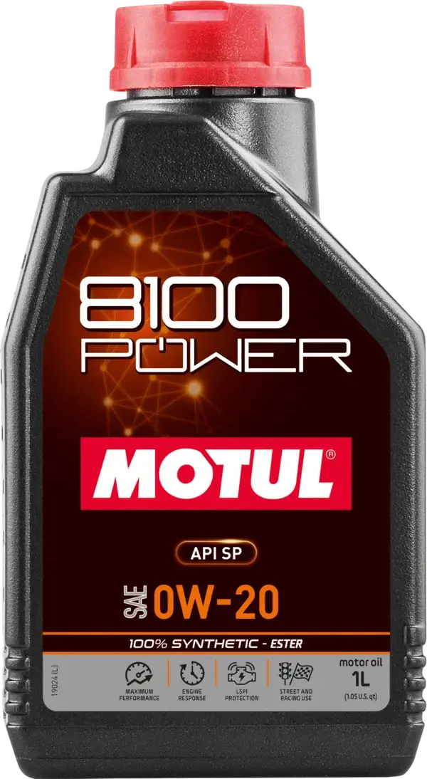 Thumbnail: Motul 8100 Power 0w-20 (1L) Motul Stock Image