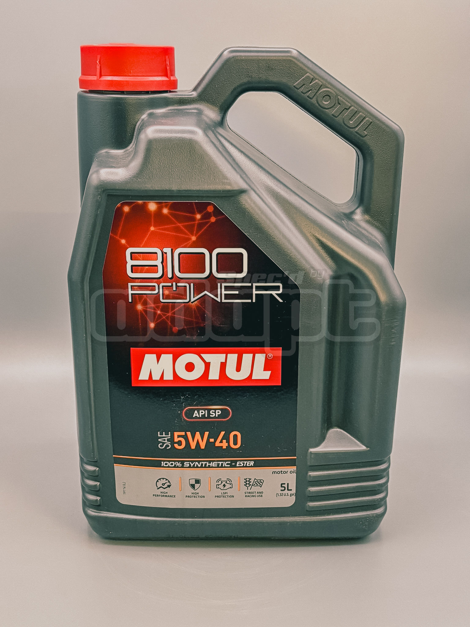 Motul 8100 Power 5w-40 (5L) Front
