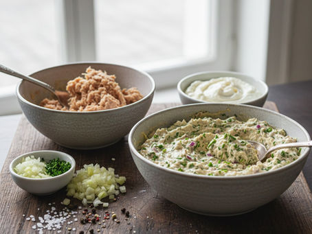 Patê de atum com cream cheese