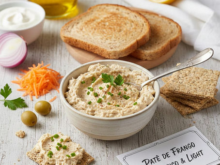 Receita de Patê de Frango Light e Proteico