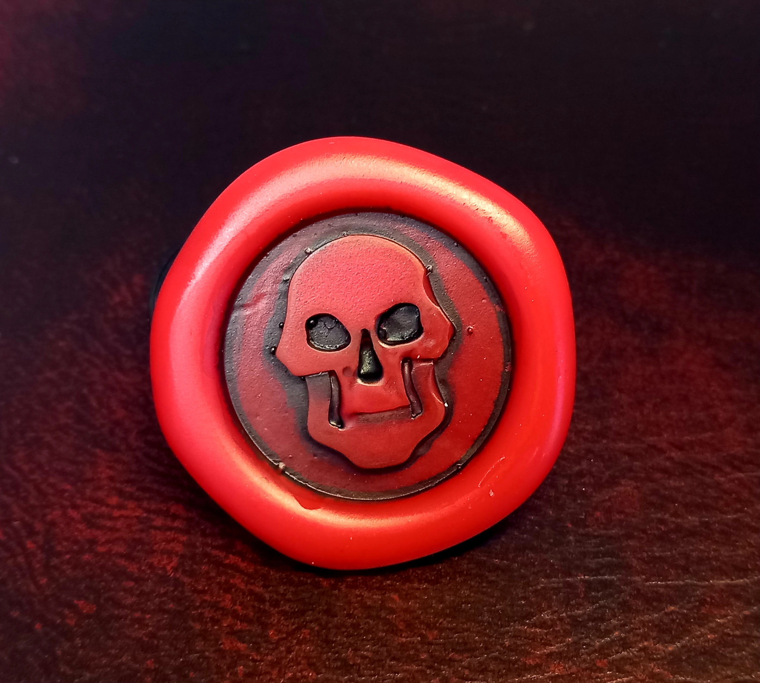 Epoxy Segl Klassisk Kranie (Med nål)