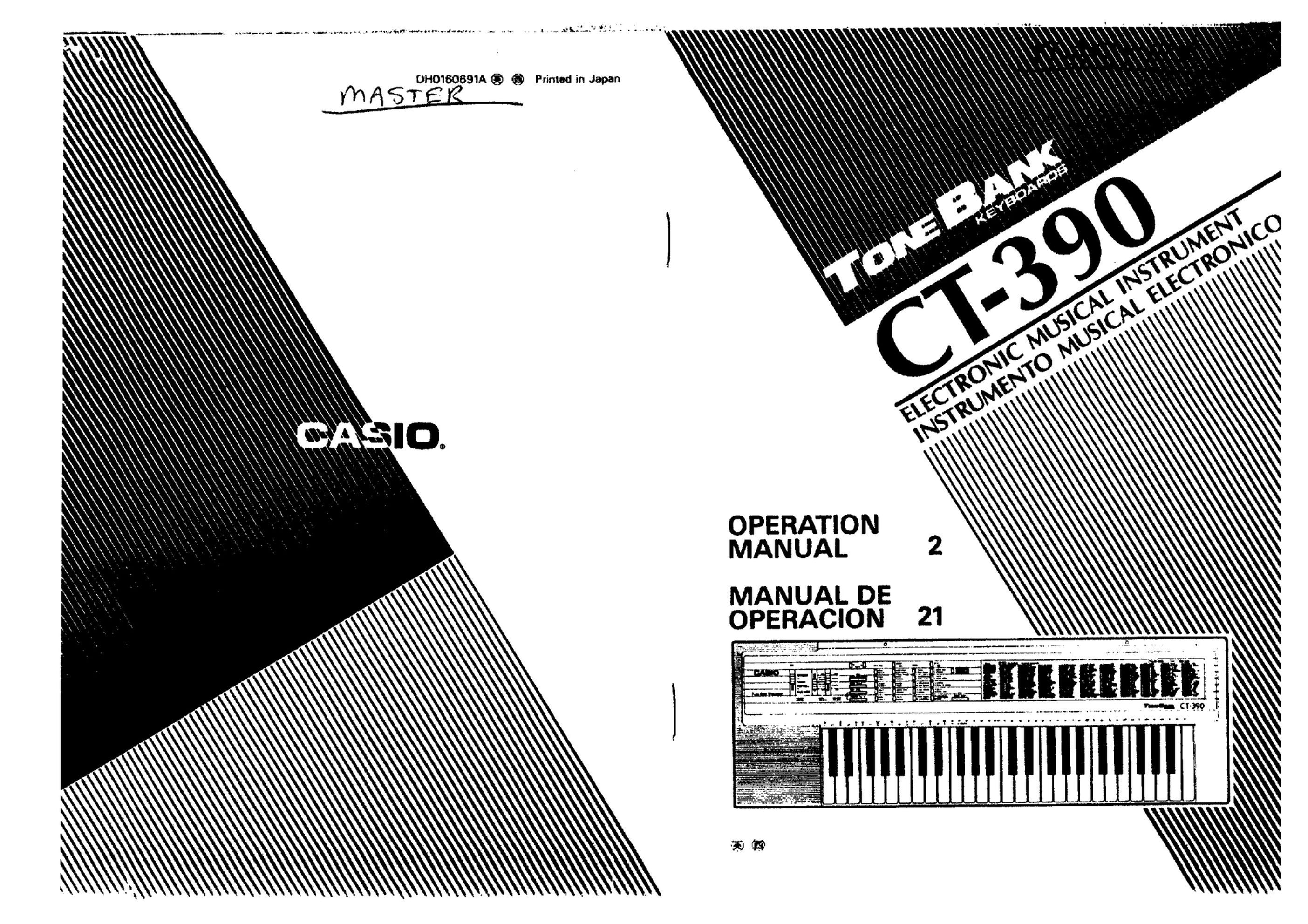 CT-390 Owners manual