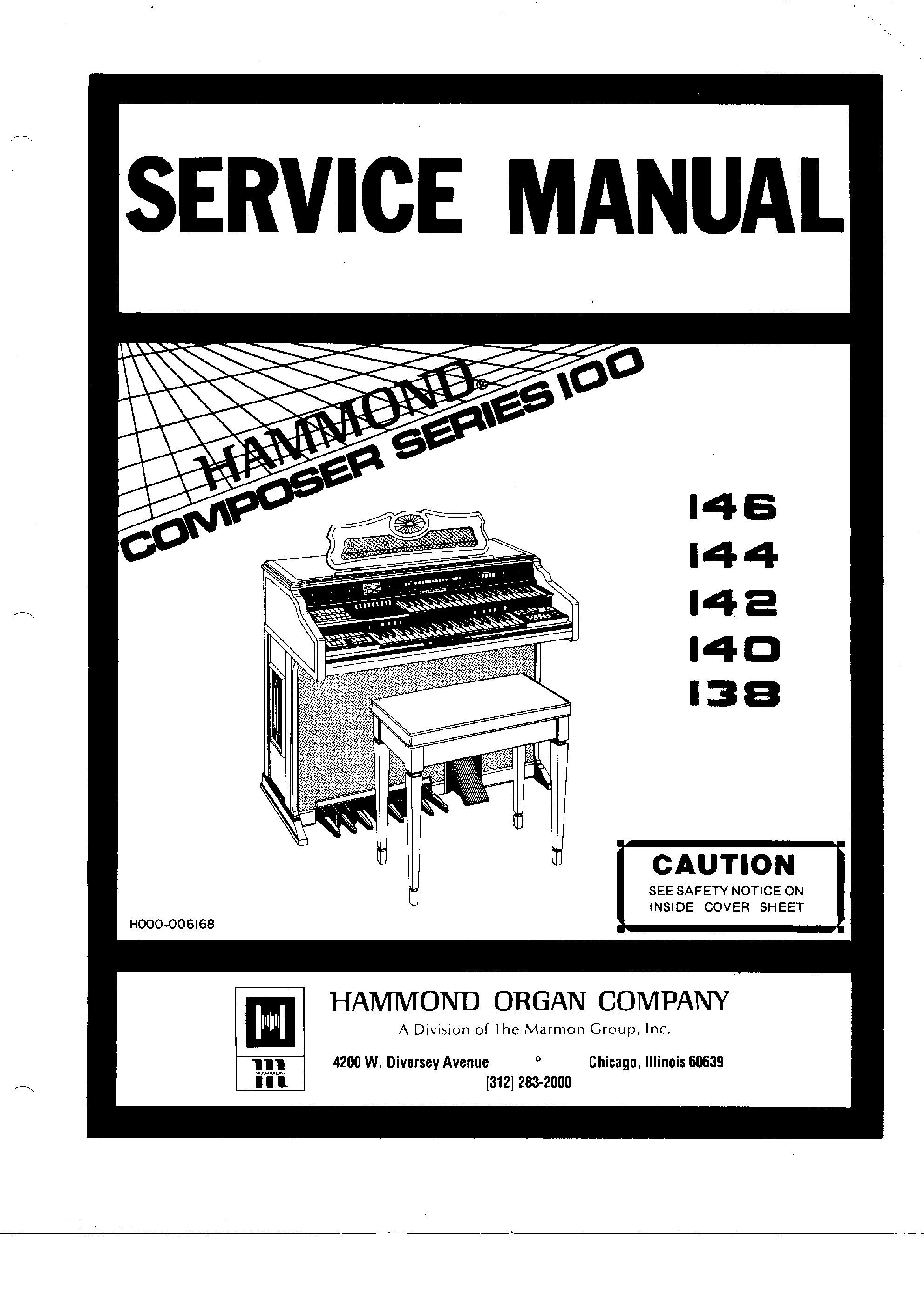 Composer 100 Series 138 - 140 - 142 - 144 - 146 Service Manual
