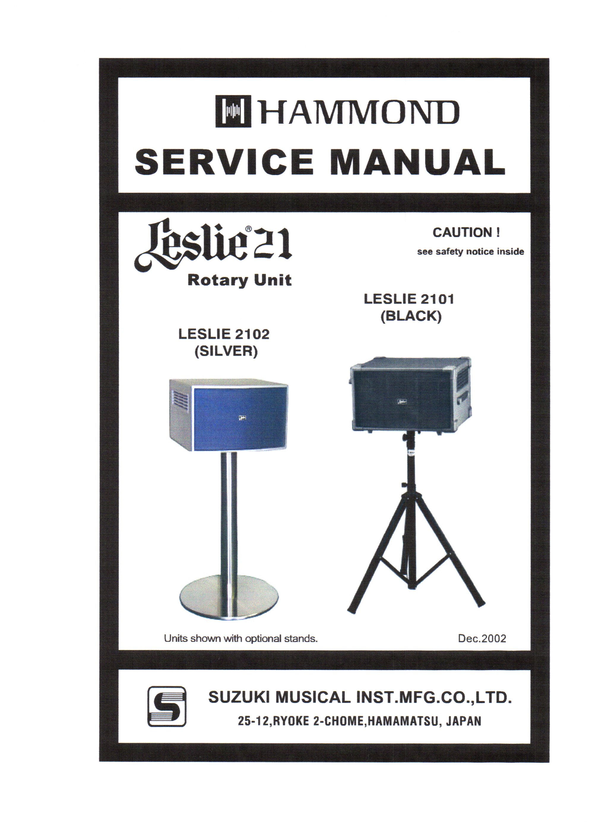 2101 / 2102 Service Manual