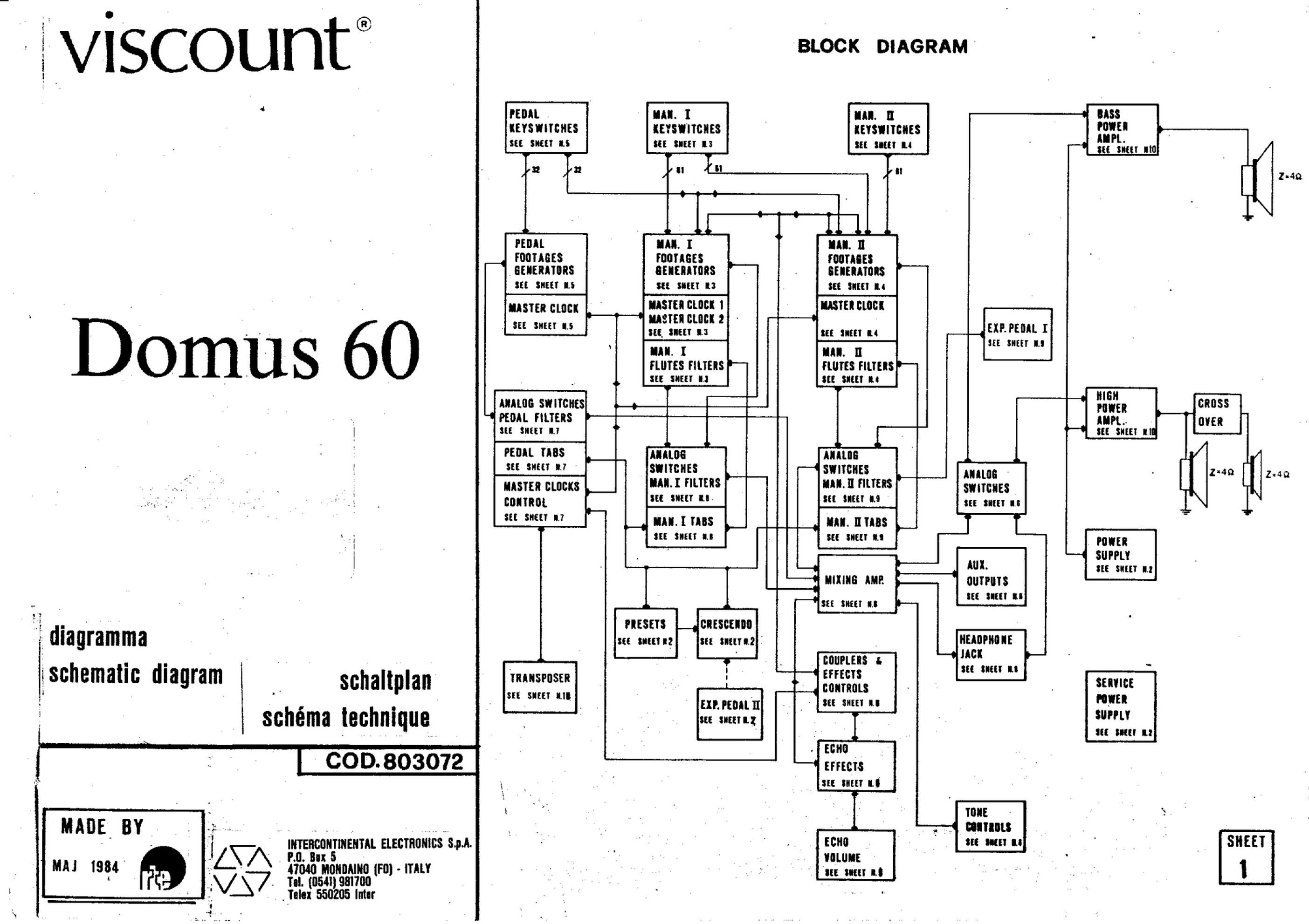 Domus 60 Schematics