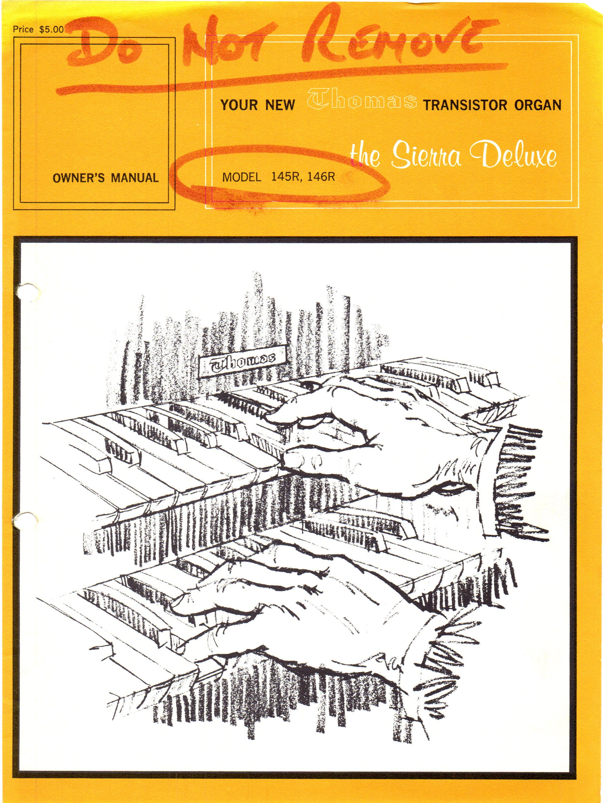 145R - 146R Sierra Deluxe Owners Manual