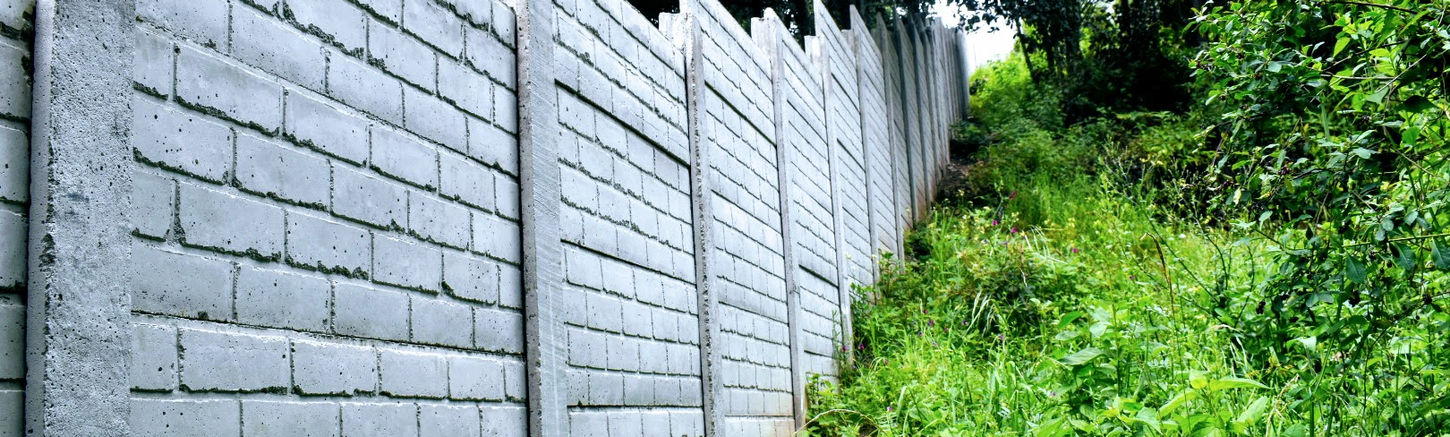 Muro prefabricado perimetral de concreto