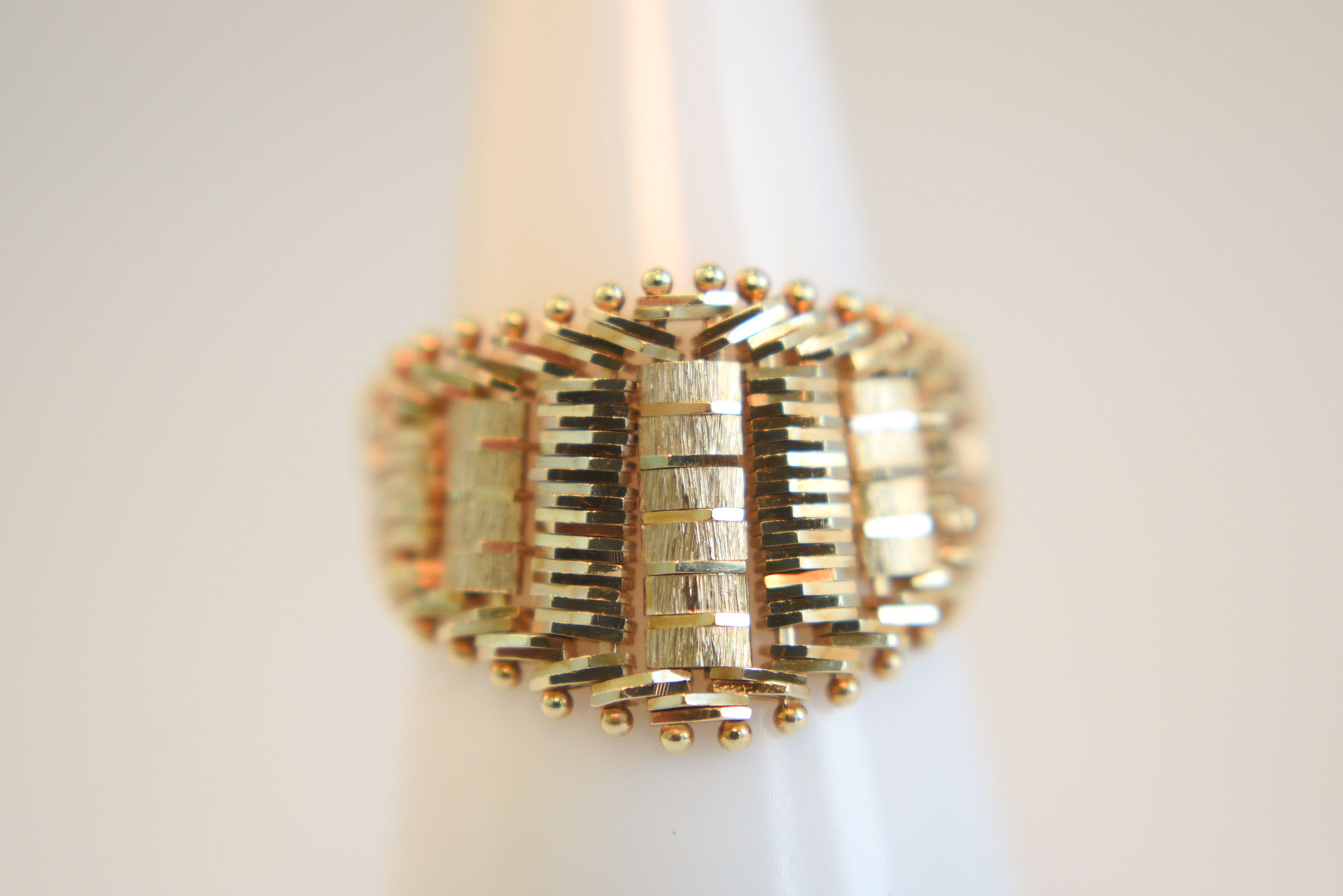 14K Yellow Gold Vintage Riccio Flex Ring