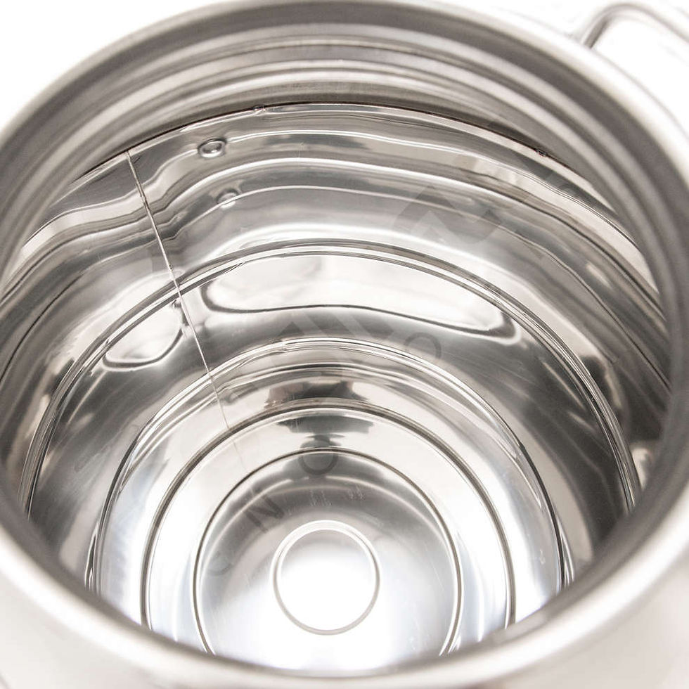 Miniatura: Fustino Inox fondo saldato - 30Lt e 50Lt