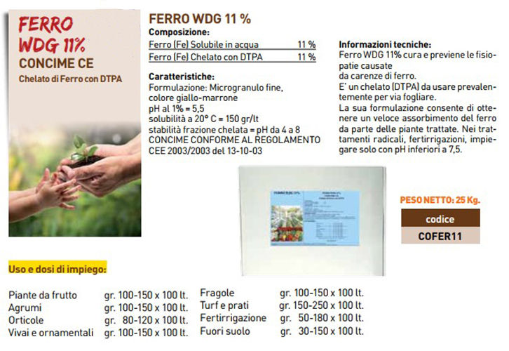 Chelato Di Ferro Scam Geofer | Concante Anticlorosi | Per Piante | Confezione Da 1 Kg - Foto 7