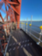Supadek scaffold boards on the Forth Bridge