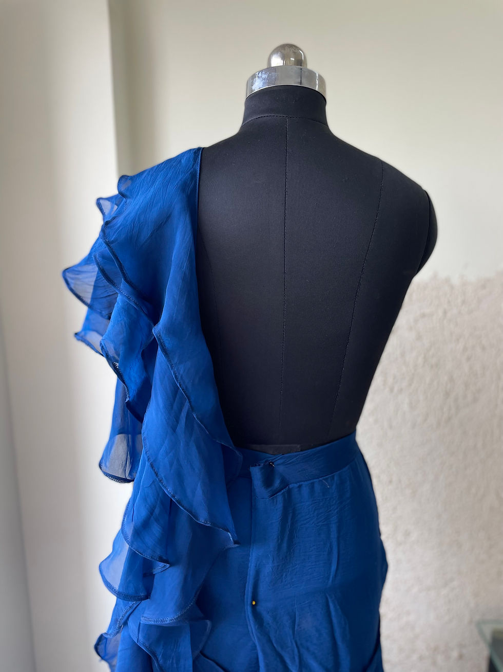 Thumbnail: Organza Skirt Saree With Blouse