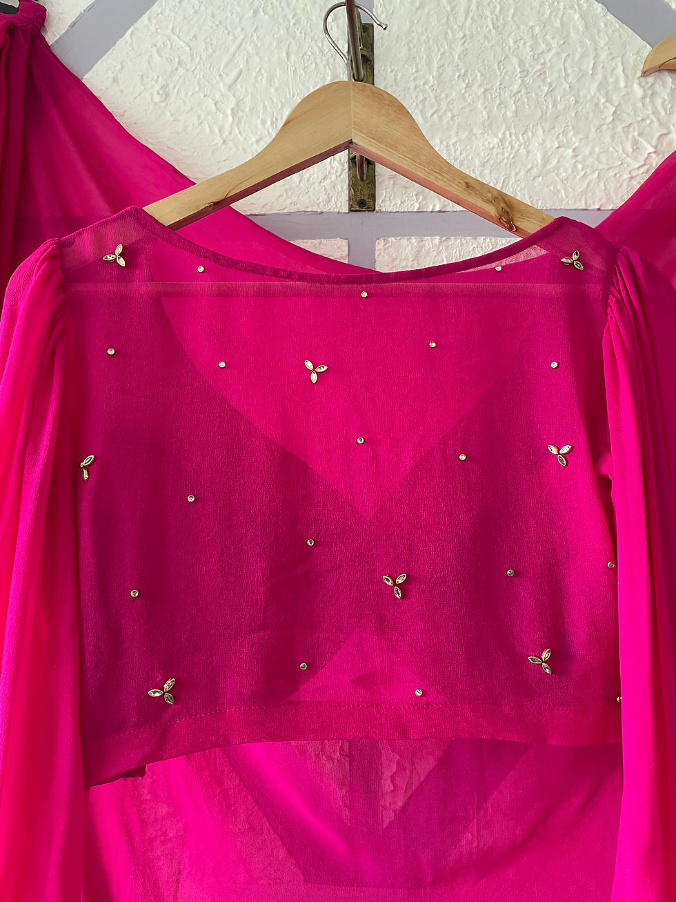 Thumbnail: Georgette Saree with Blouse