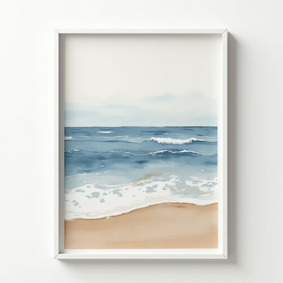 Abstract Coastal Landscape