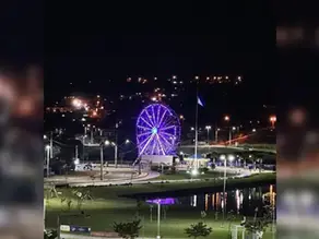Roda-gigante e carrossel veneziano chegam a Ponta Grossa