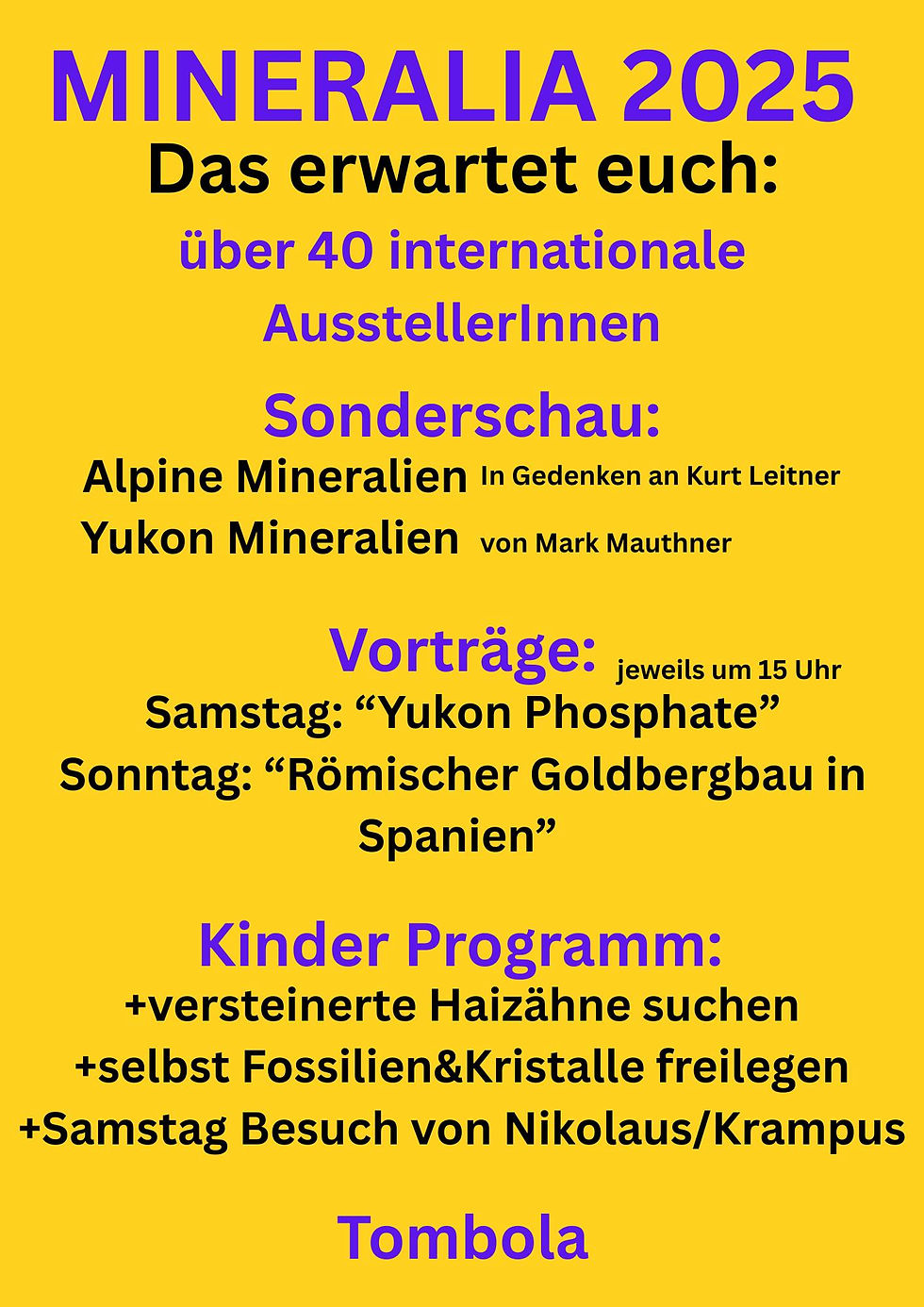 MINERALIA Graz Sonntag