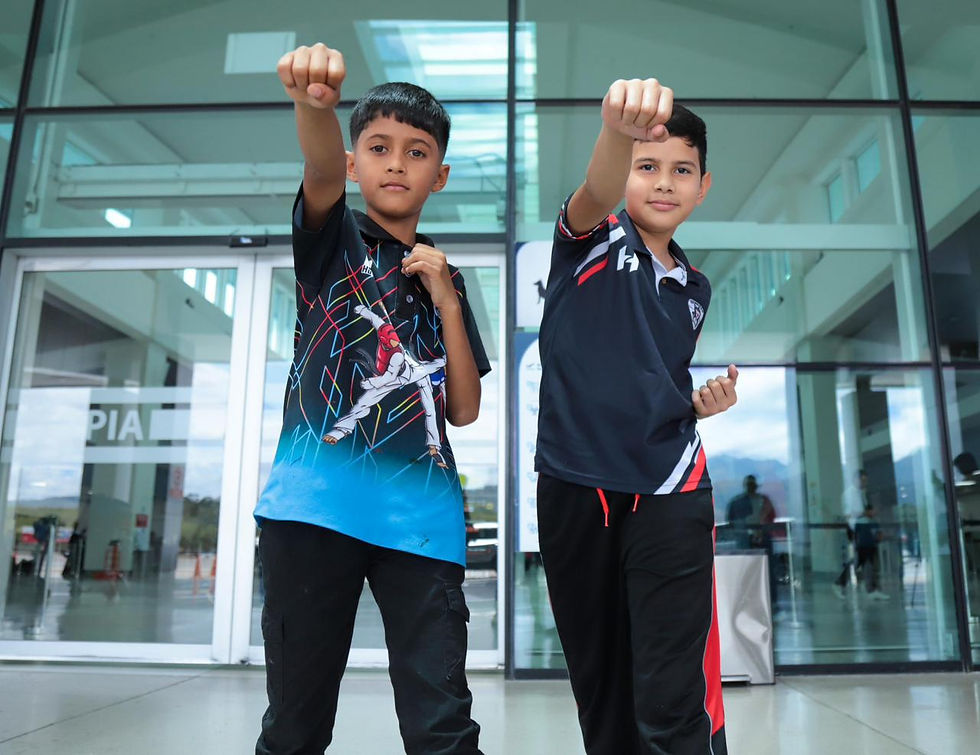 Jafeth y Jesús representarán a Honduras en Juegos Panamericanos de Taekwondo