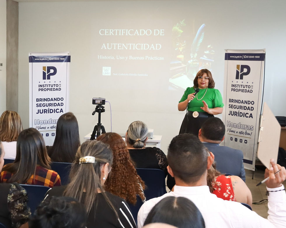 La capacitación fue impartida por la directora ejecutiva de la UNH, Gabriela Dávila Fontecha, con la participación de autoridades de Registro Vehicular del IP