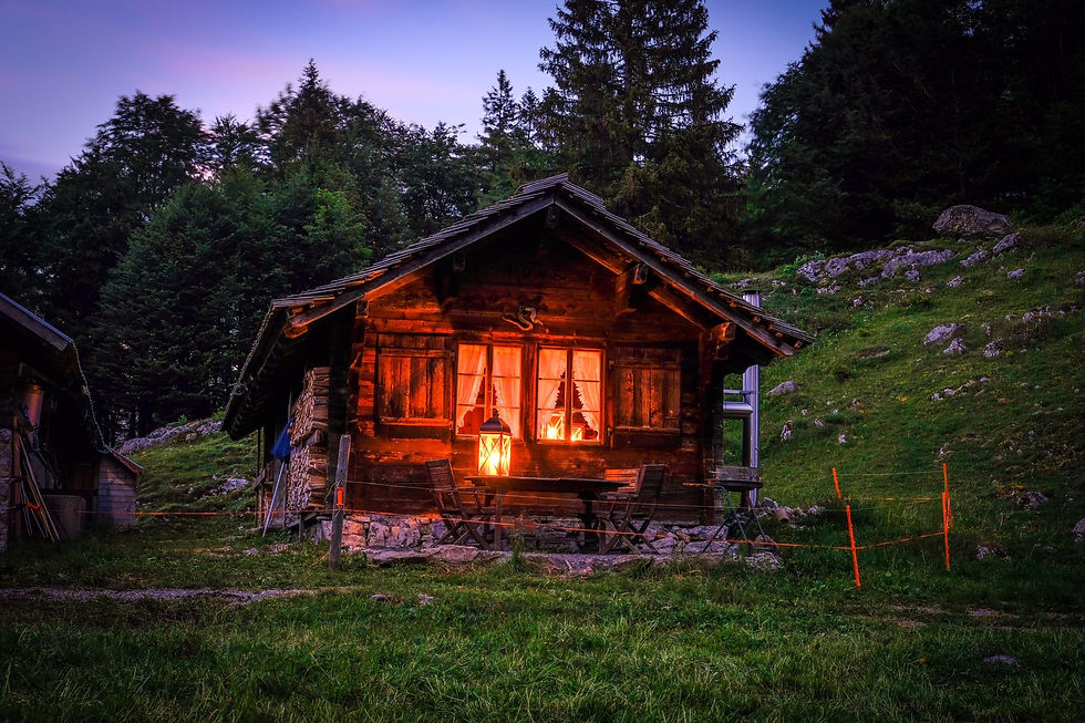 Unser Alphüttli mit seinem idyllischen Ambiente
