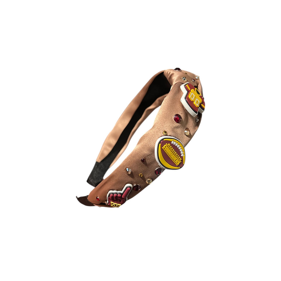 Thumbnail: #1 Fan Headband - Burgundy and Gold Edition 