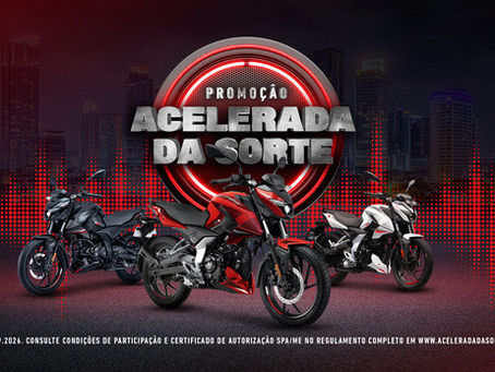 Bajaj realiza sorteio de seis motos Pulsar N150 na campanha “Acelerada da Sorte”