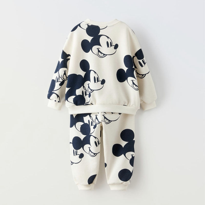 Miniatura: Brand Long Sleeve Suits Print Crewneck Sweatshirt+Pants 2Piece Set Baby Boys Gir