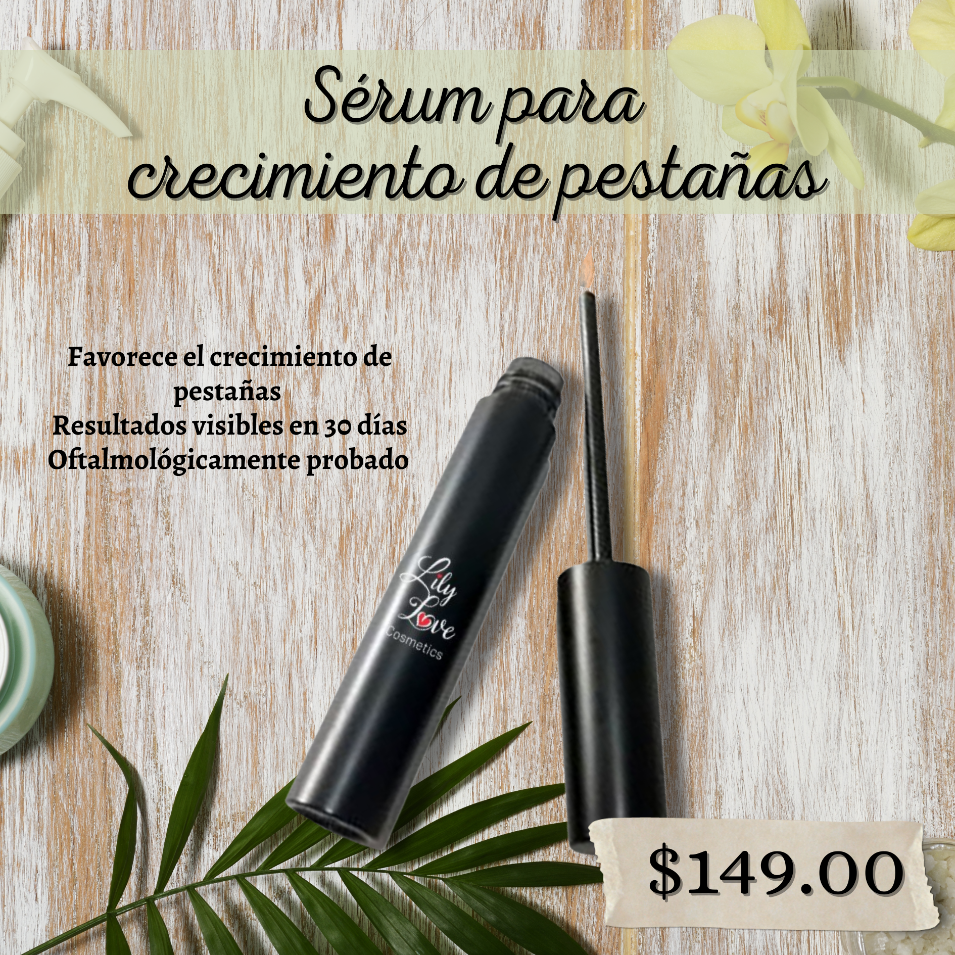Serum para crecimiento de pestañas