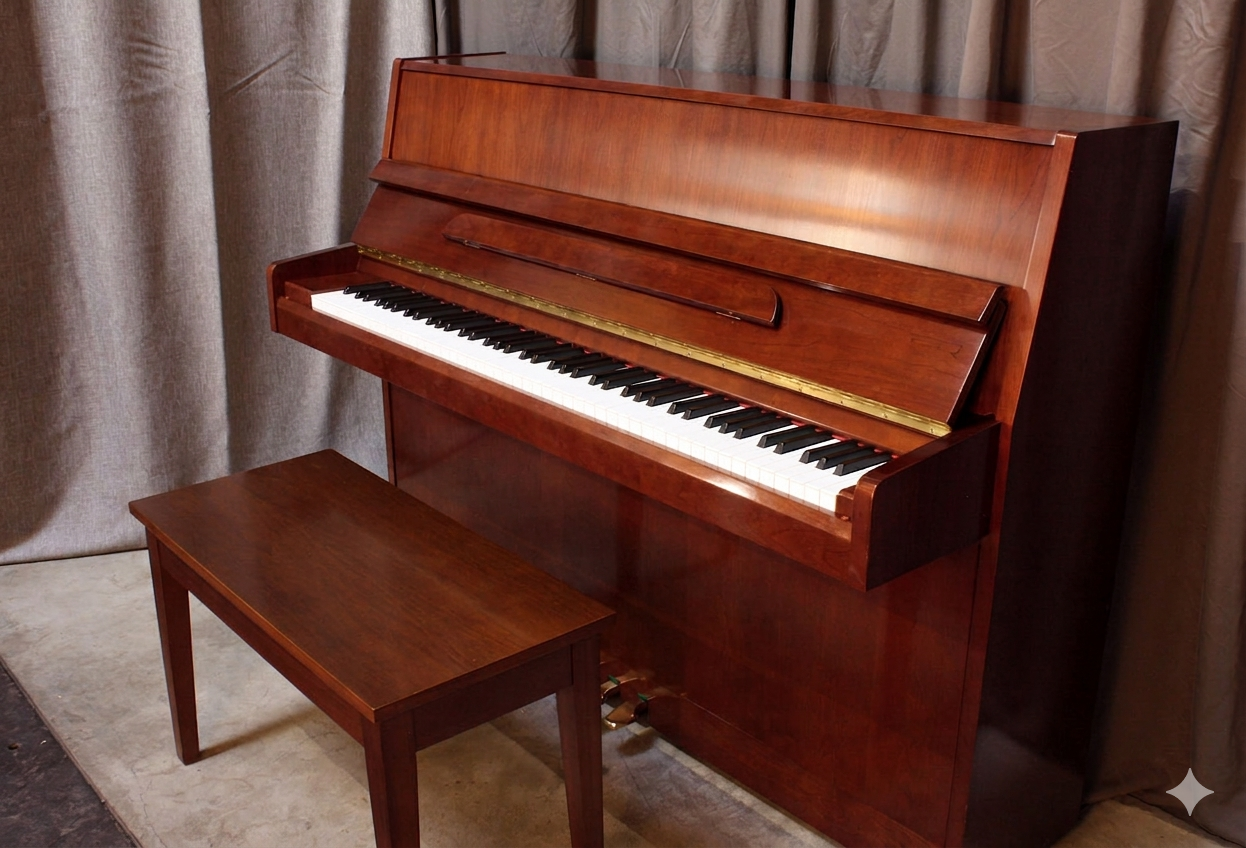 Samick JS-42 Continental Upright – South Korea 1990 – Satin Mahogany