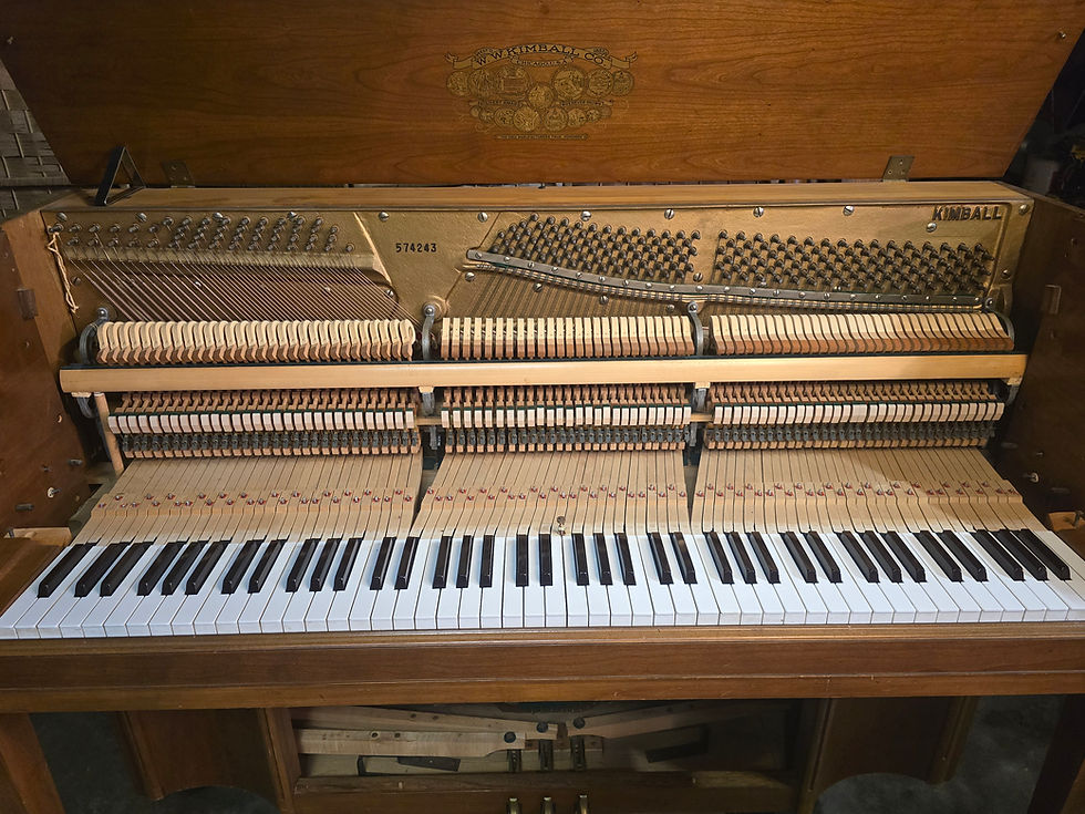 Thumbnail: Kimball Console Anniversary Model – USA 1964 – Walnut