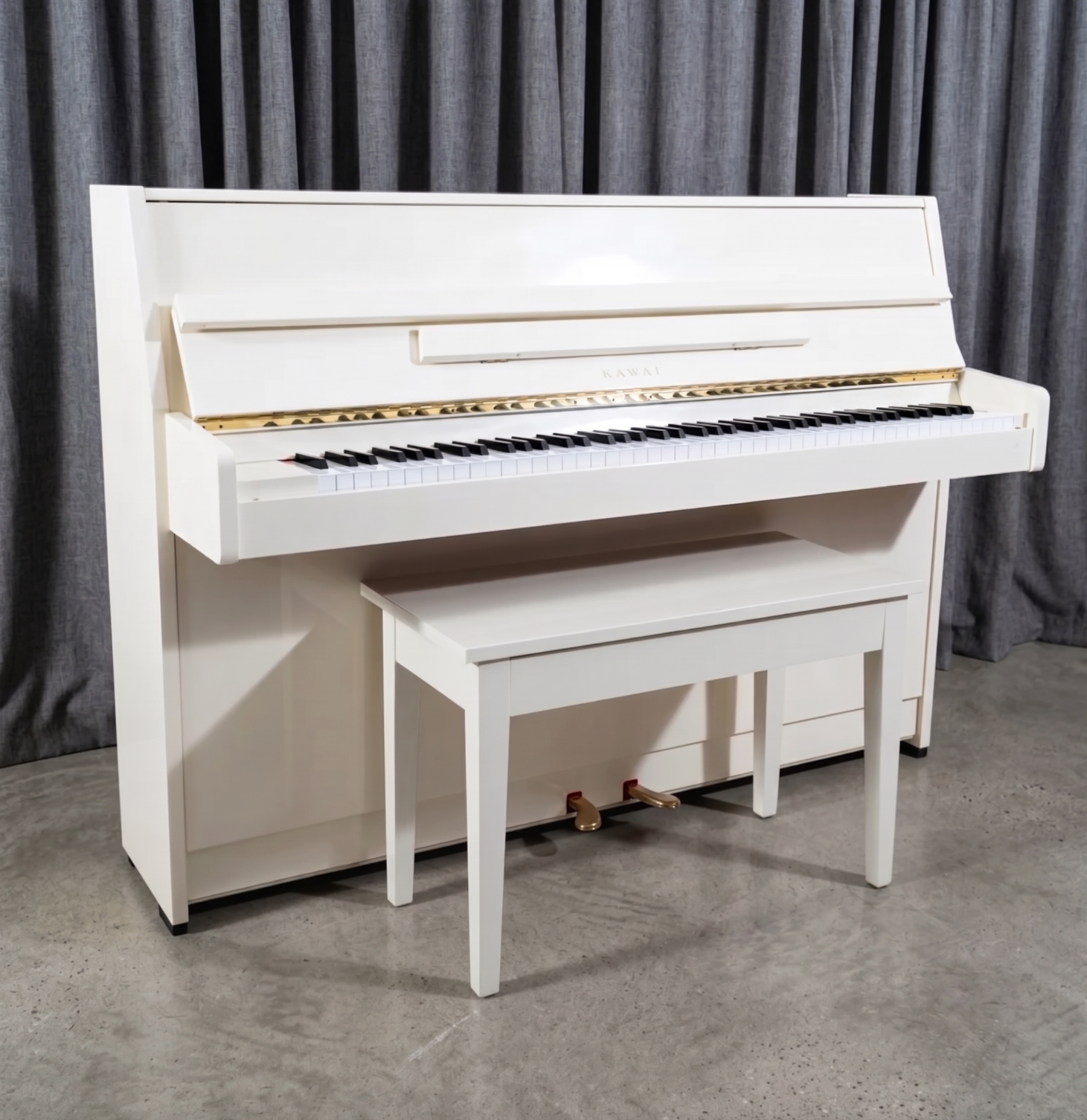Kawai CX-5 Continental Upright – Japan 1989 – Polished Ivory