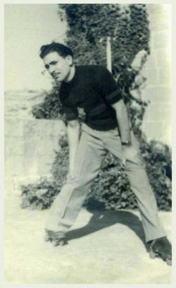 Roller skating in Malta - 1949c