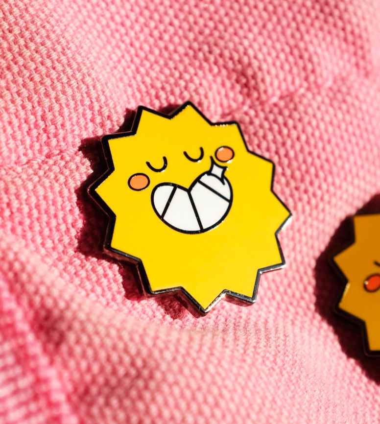 Sunshine Pin Badge