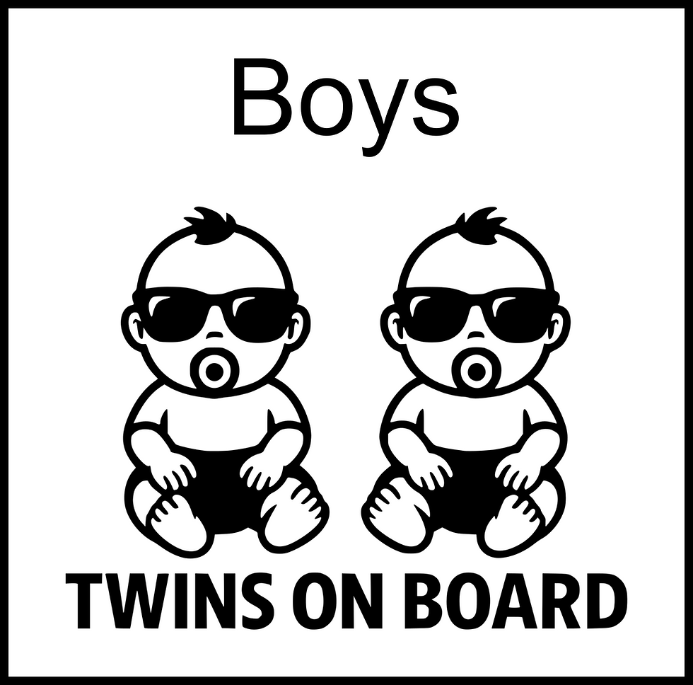 Thumbnail: Heckscheibe Aufkleber Baby on Board