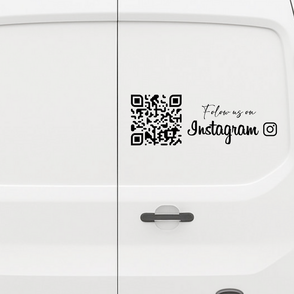 Aufkleber Innstagram Qr-Code