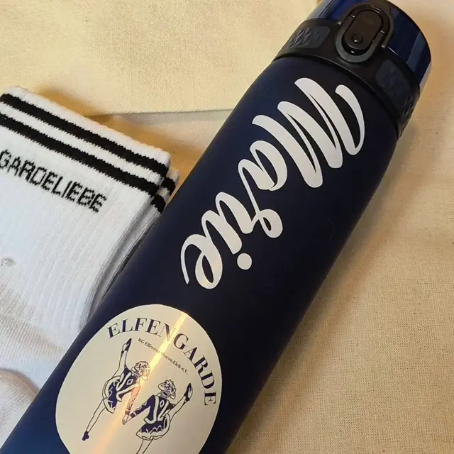 Aufkleber für Flasche