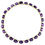 Thumbnail: Retro Amethyst Rivière Necklace in 18 Karat Gold, Single-Row Classic Design