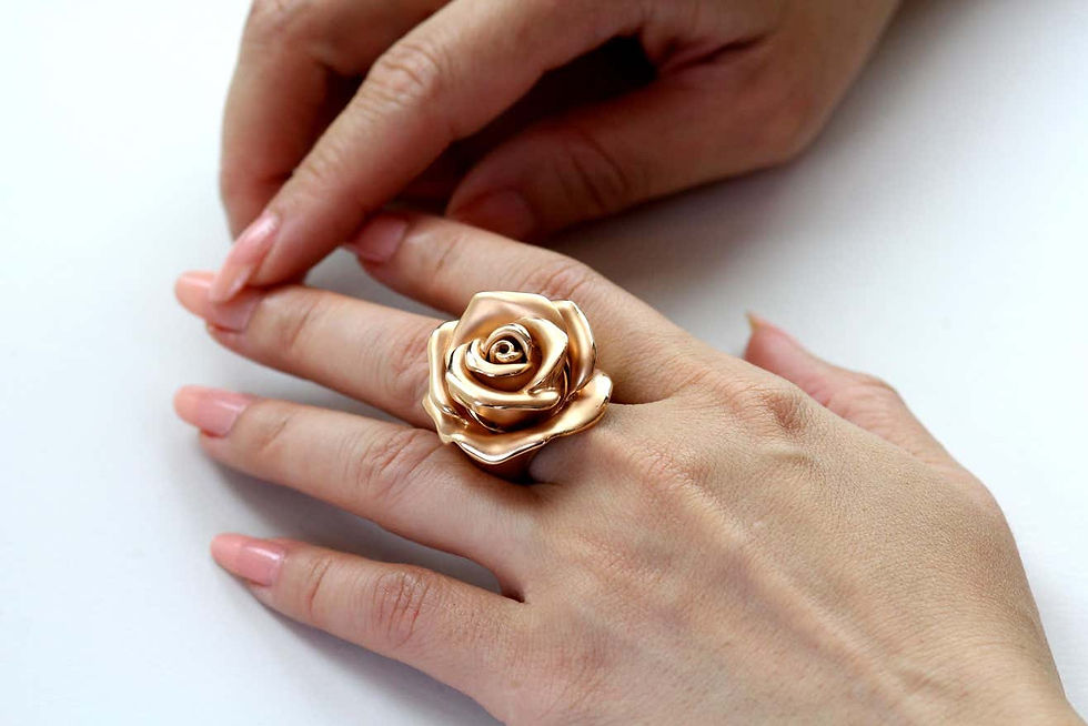 Thumbnail: Zegg & Cerlati 'Monaco' Rose Ring with Perfume Container in 18 Carat Rose Gold