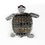 Thumbnail: Turtle/Tortoise Multi-Color Diamonds Set Pendant/Brooch in 18 Carat White Gold