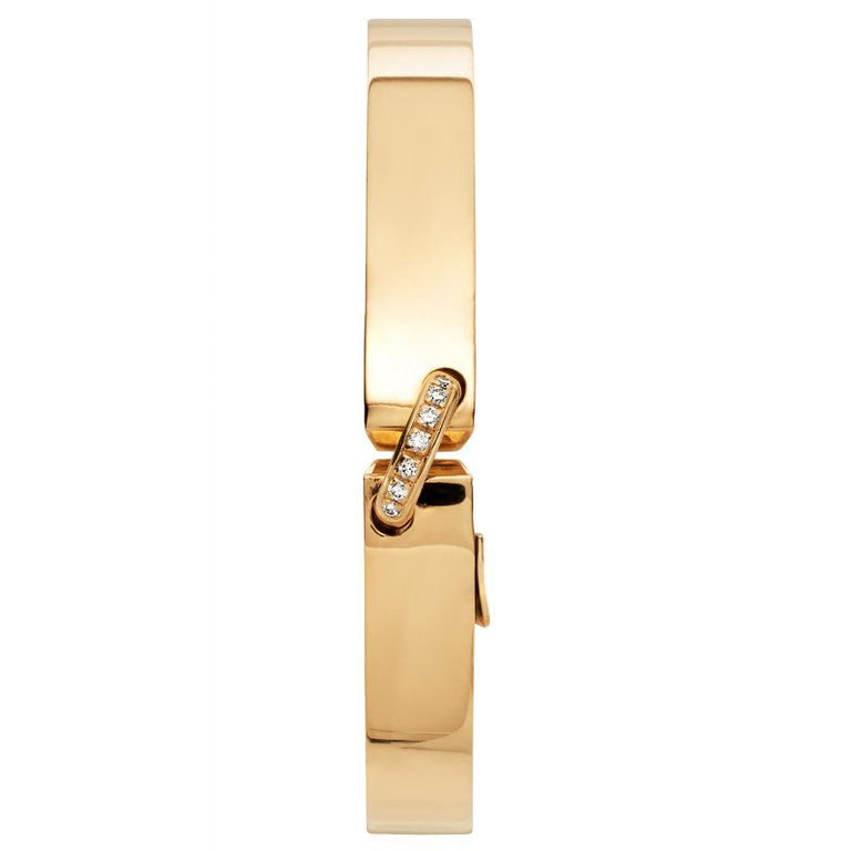 Thumbnail: Chaumet Paris French, Liens Évidence Diamond Bangle Bracelet 18 Carat Gold