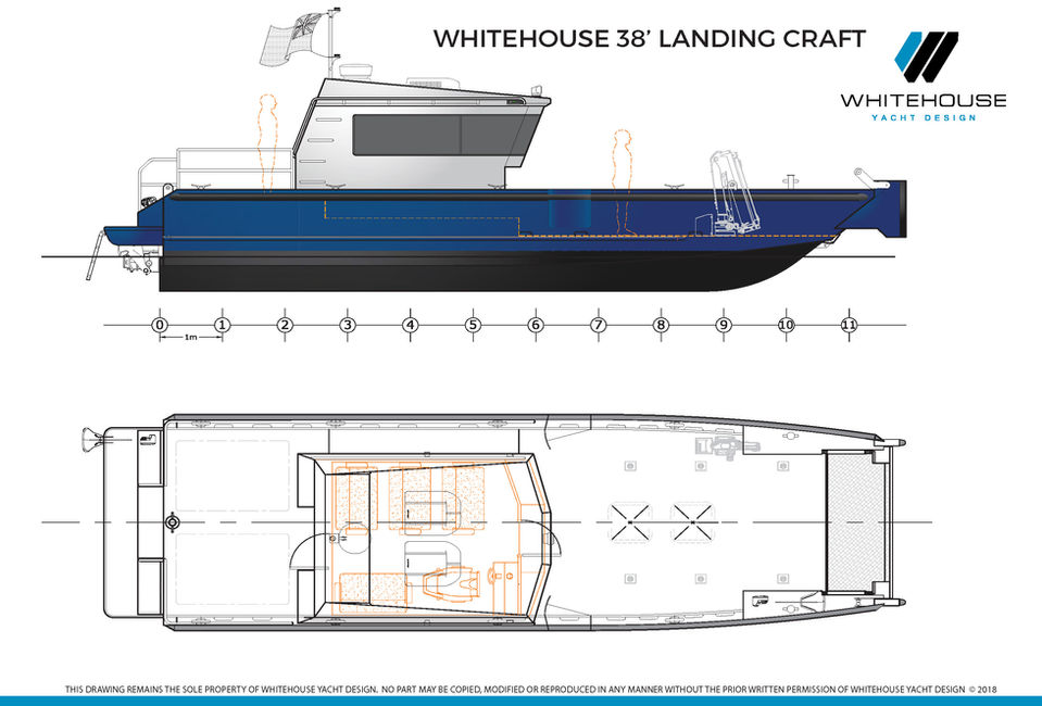 Landing Craft Shire Horse 115 v3 Model