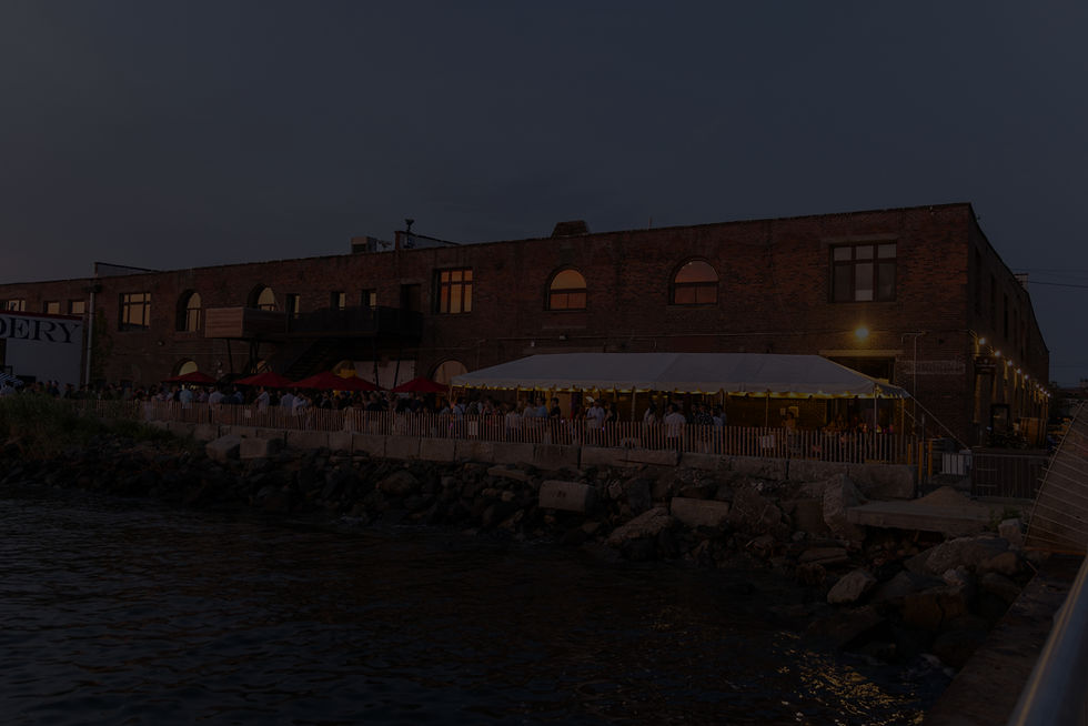 Outside view of Brooklyn Brewery where Braze employees celebrated their corporate anniversary along the waterfront.