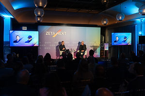 Keynote address at corporate client event for tech company in Chicago.